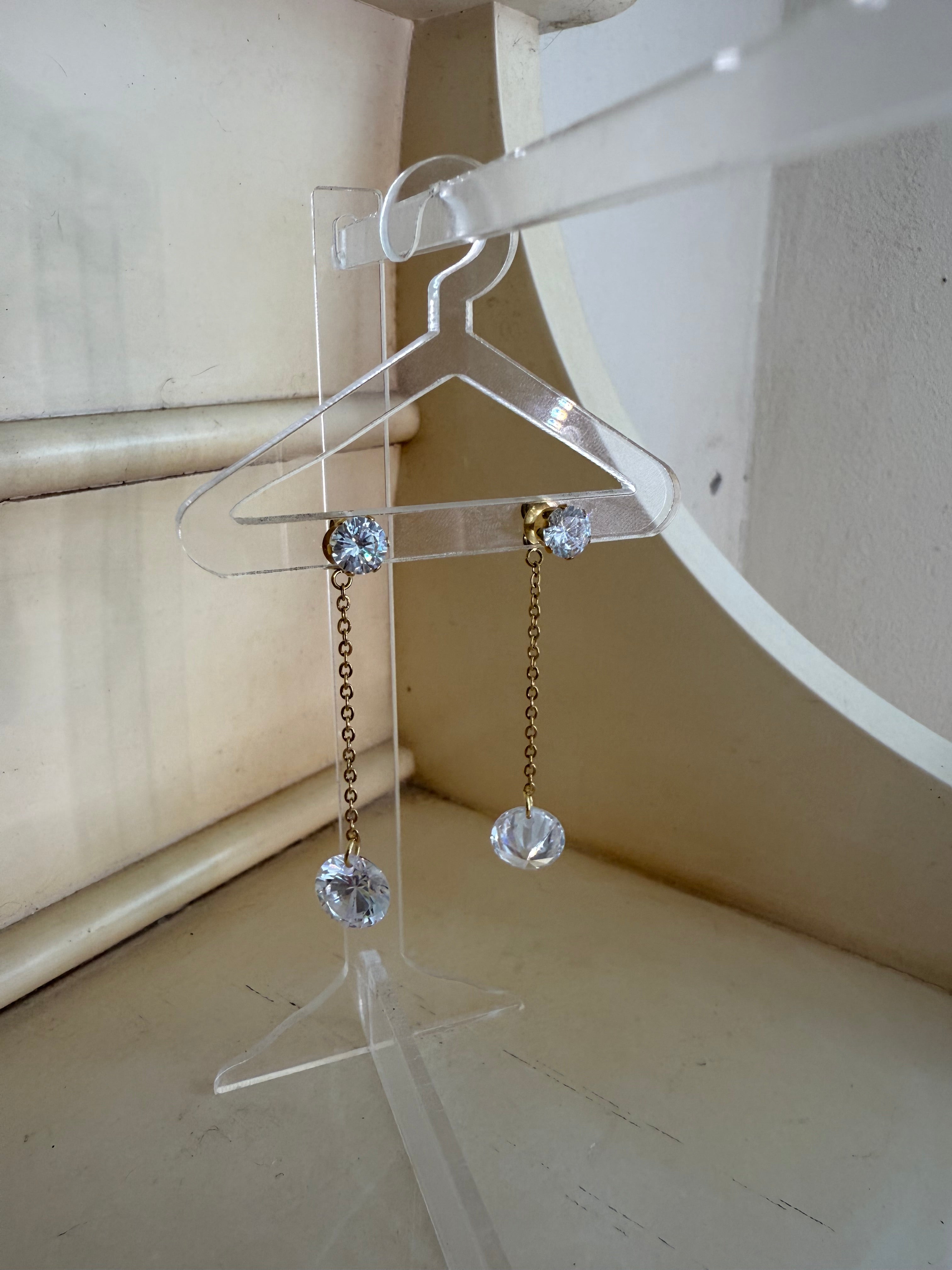 Diamond earrings