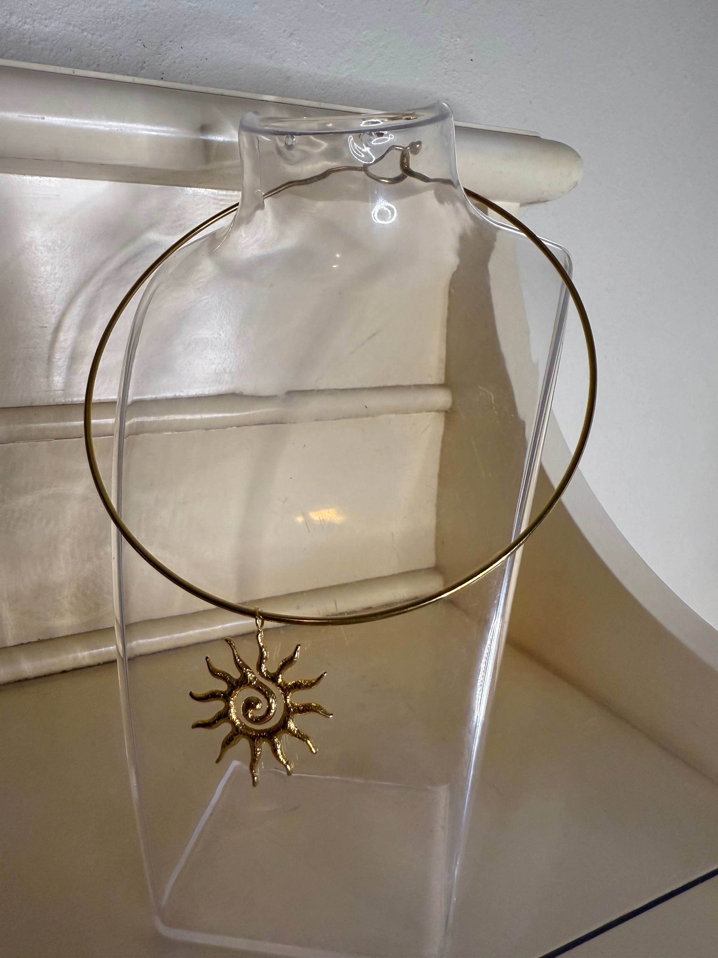 Sol choker necklace