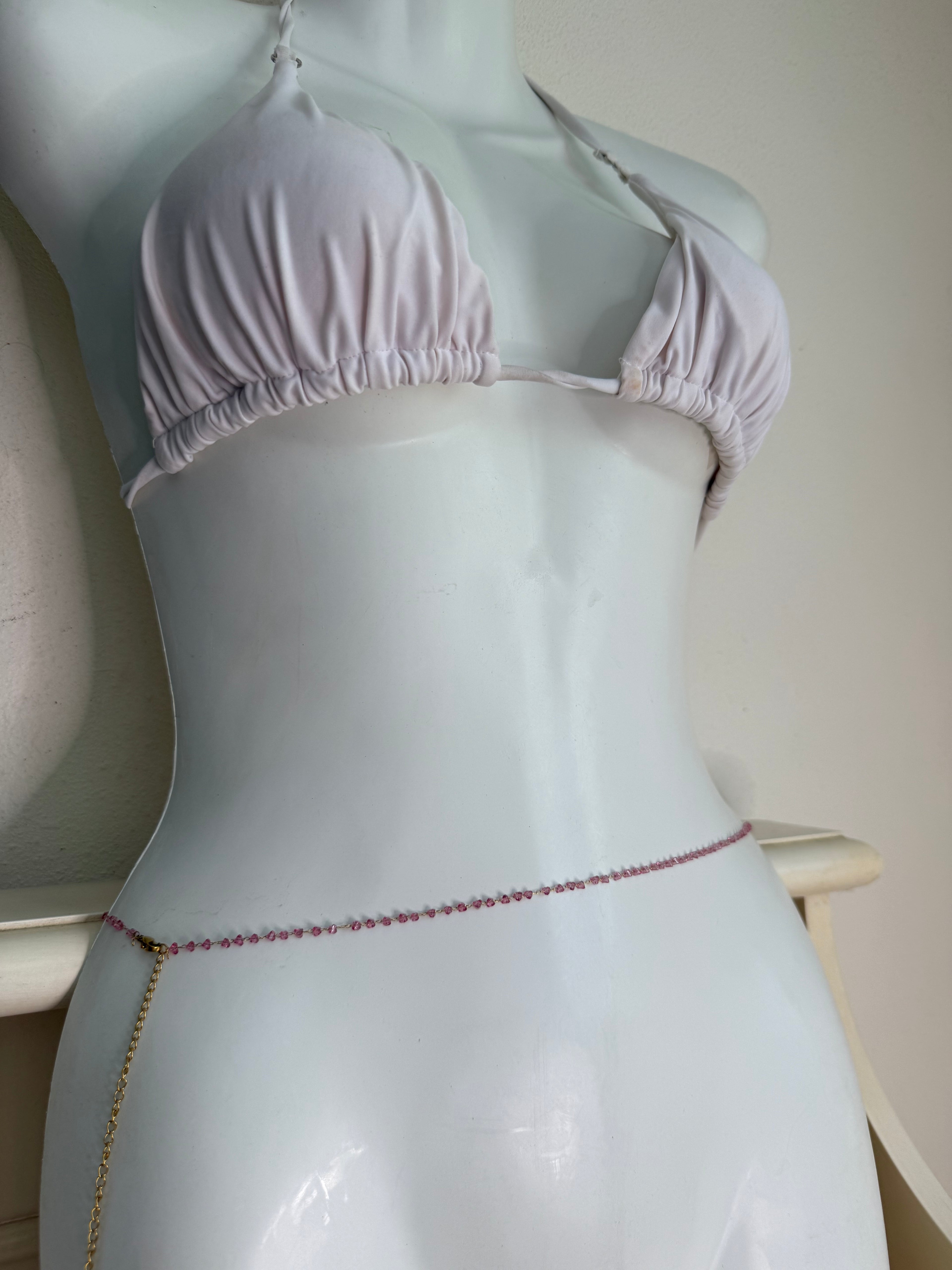 Peony belly chain