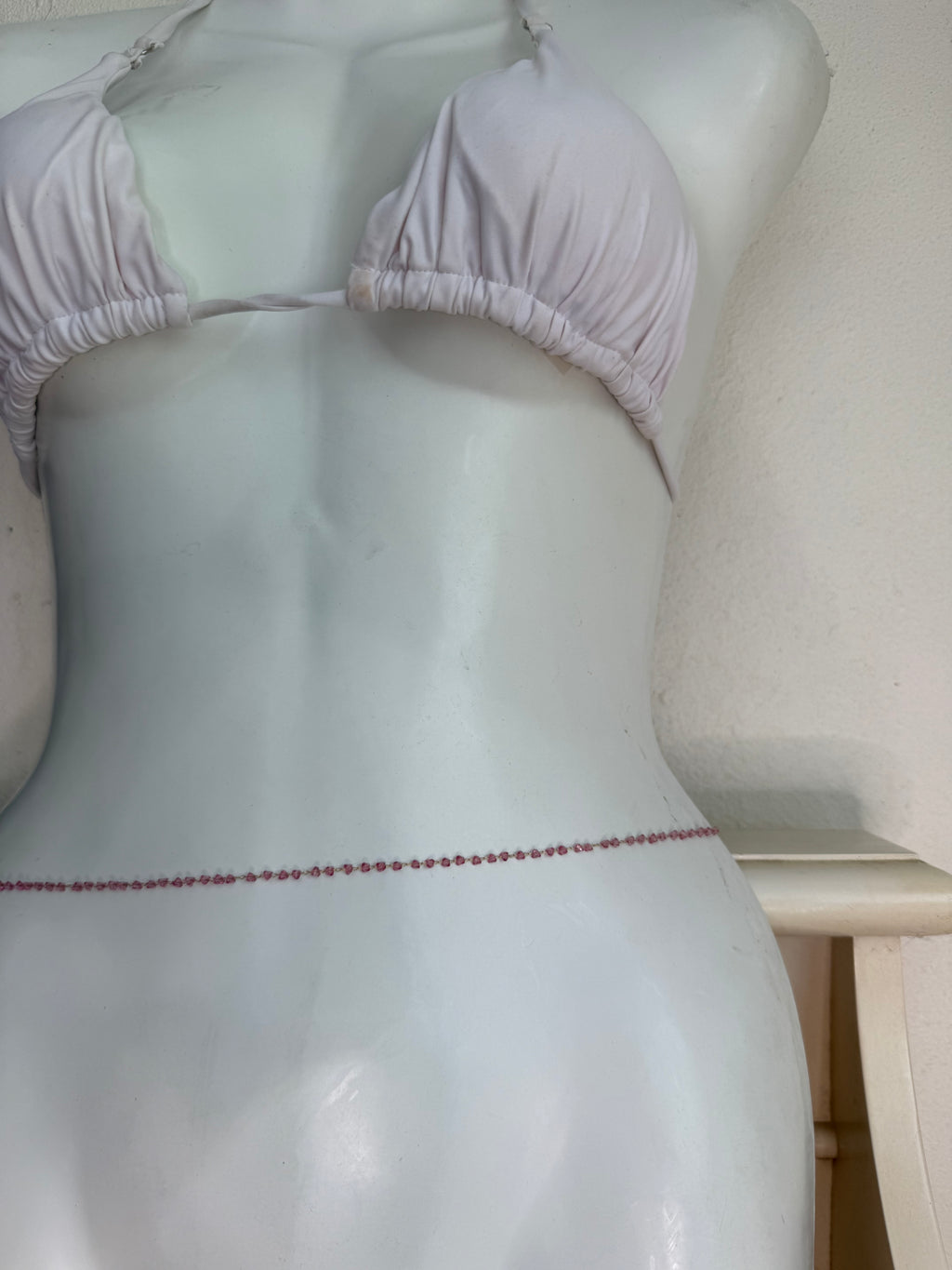 Peony belly chain