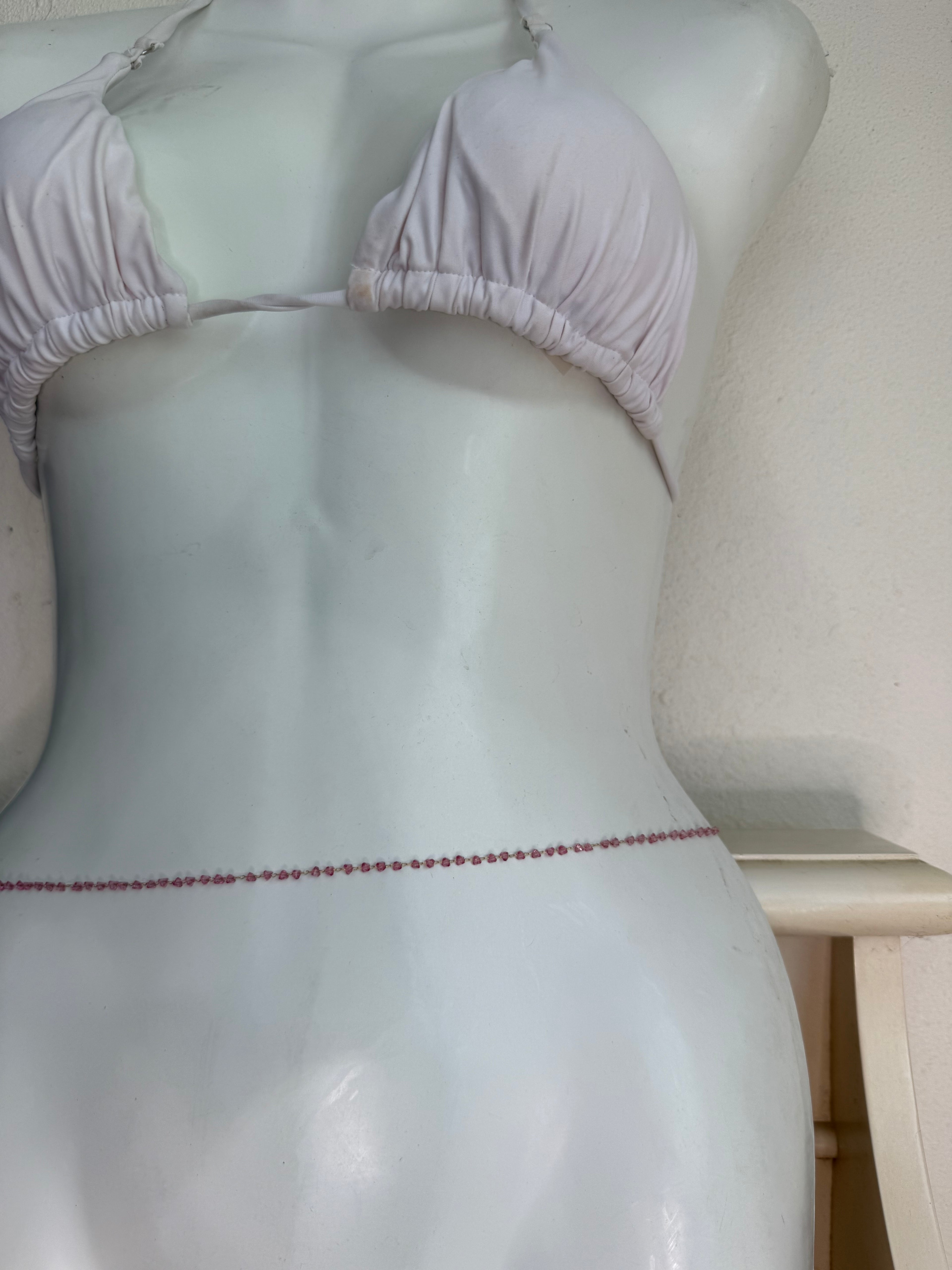 Peony belly chain