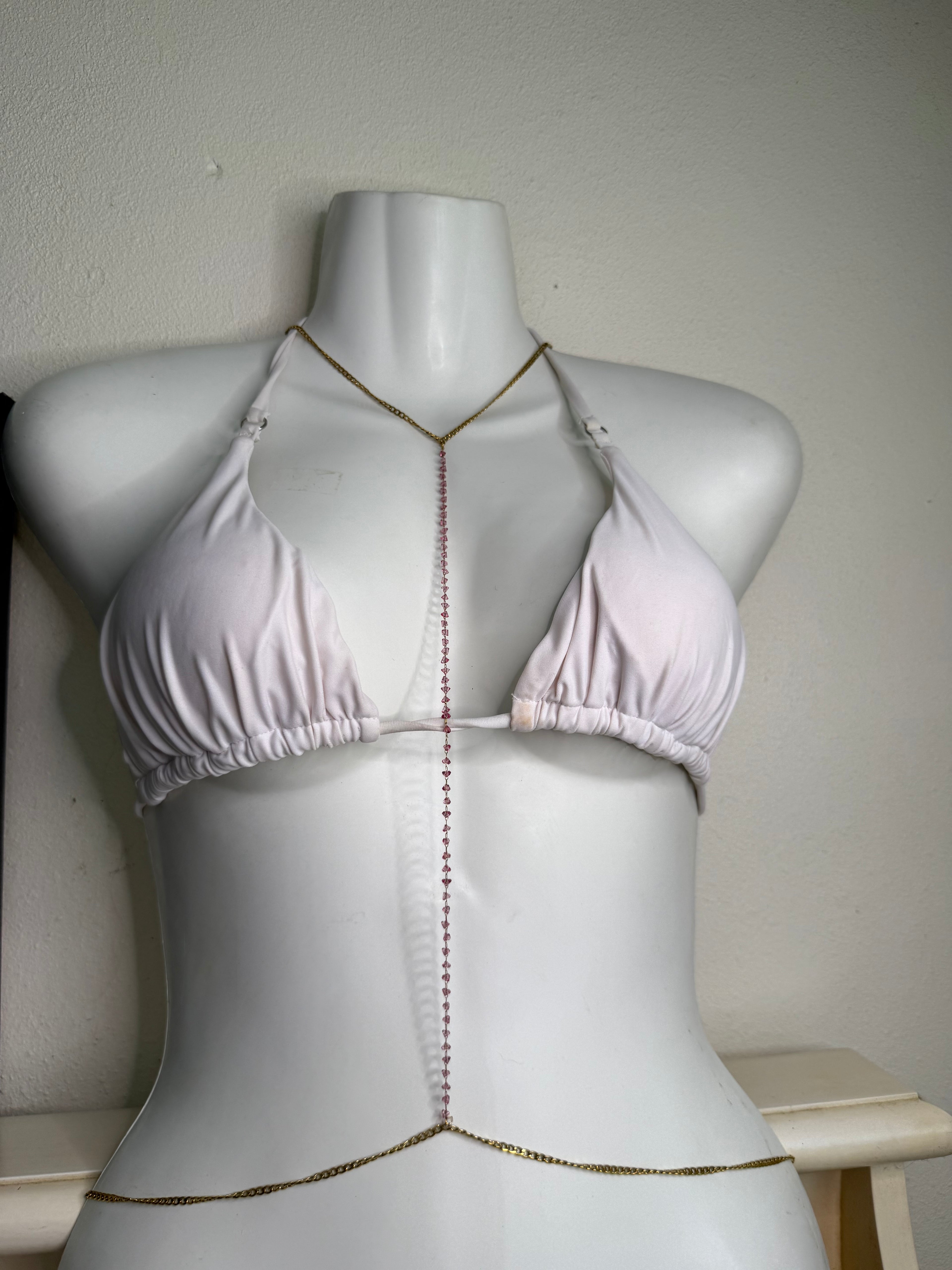 Peony body chain