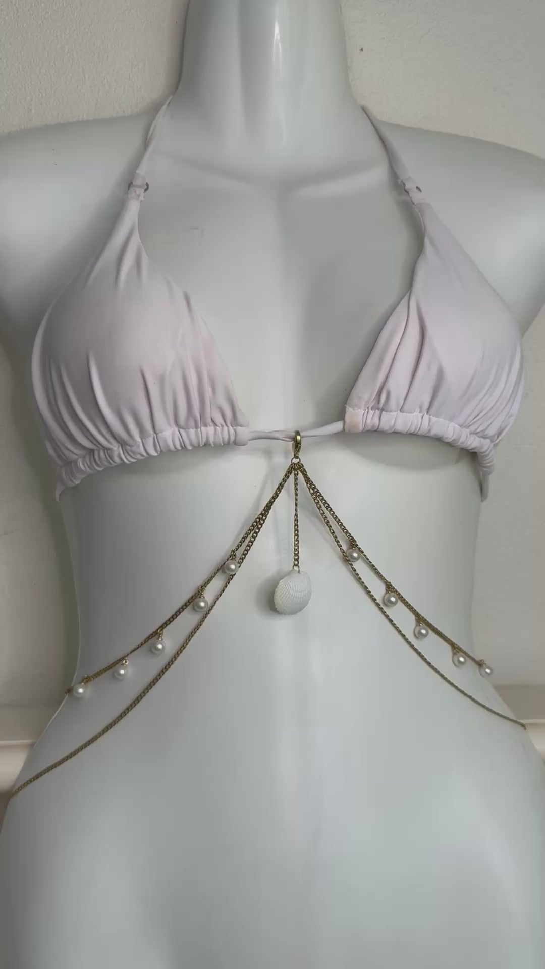Mermaid swim belly chain