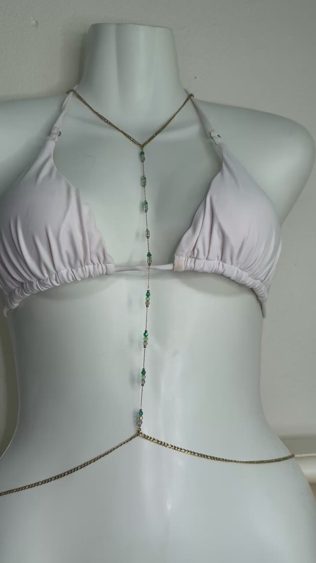 Jade body chain