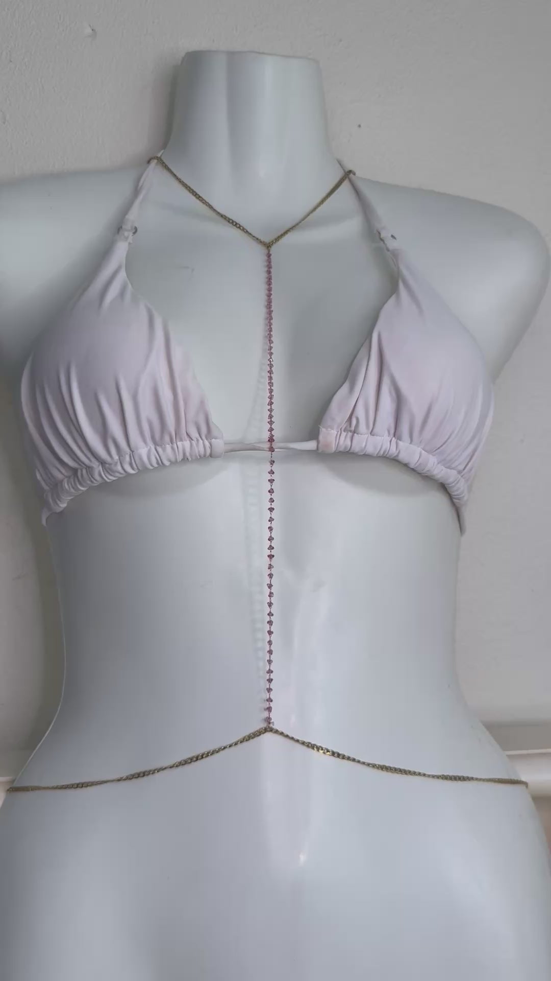 Peony body chain